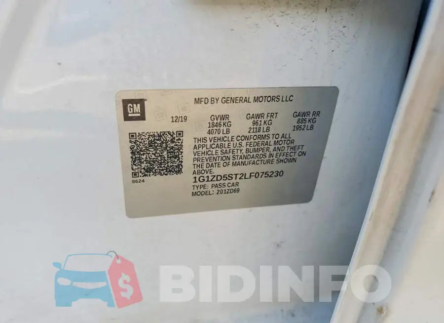 1G1ZD5ST2LF075230 Photo# 12