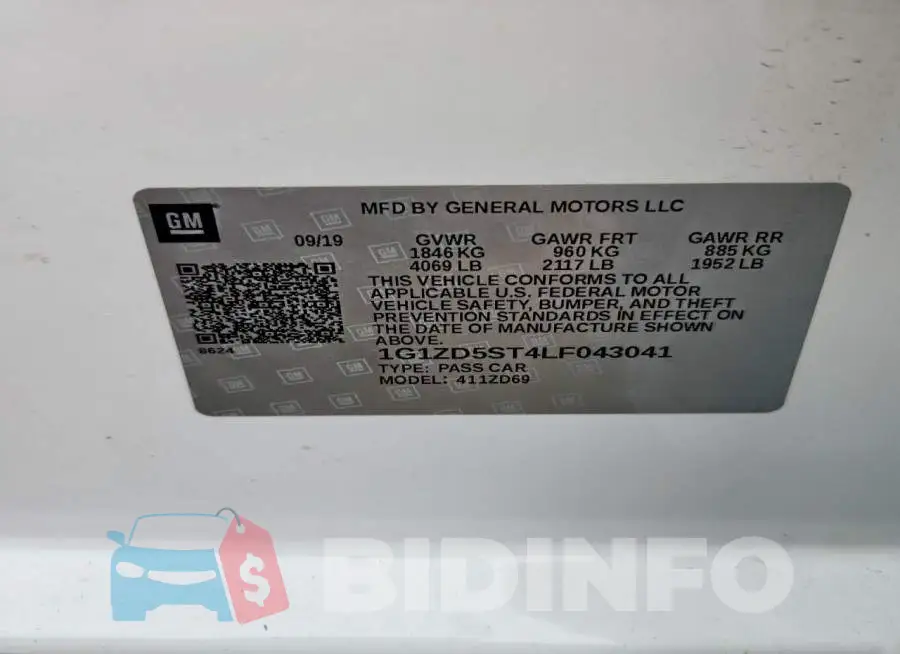1G1ZD5ST4LF043041 Photo# 12