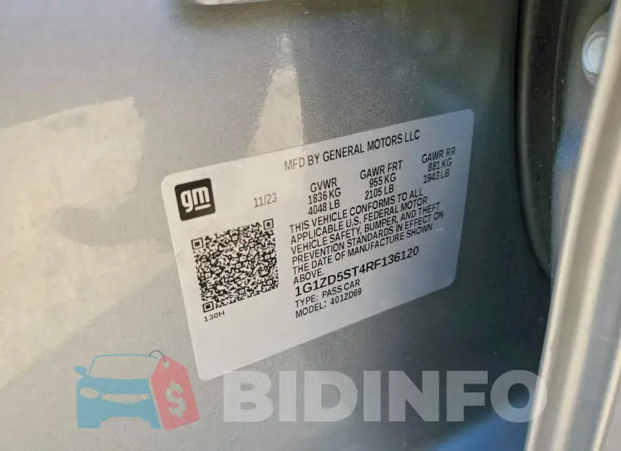 1G1ZD5ST4RF136120 Photo# 12