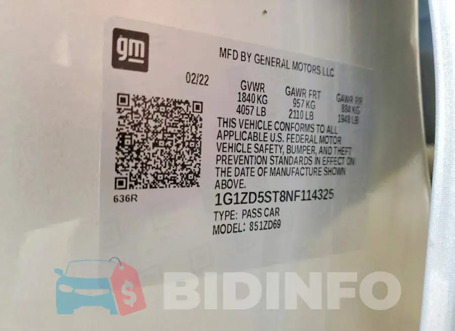 1G1ZD5ST8NF114325 Photo# 12