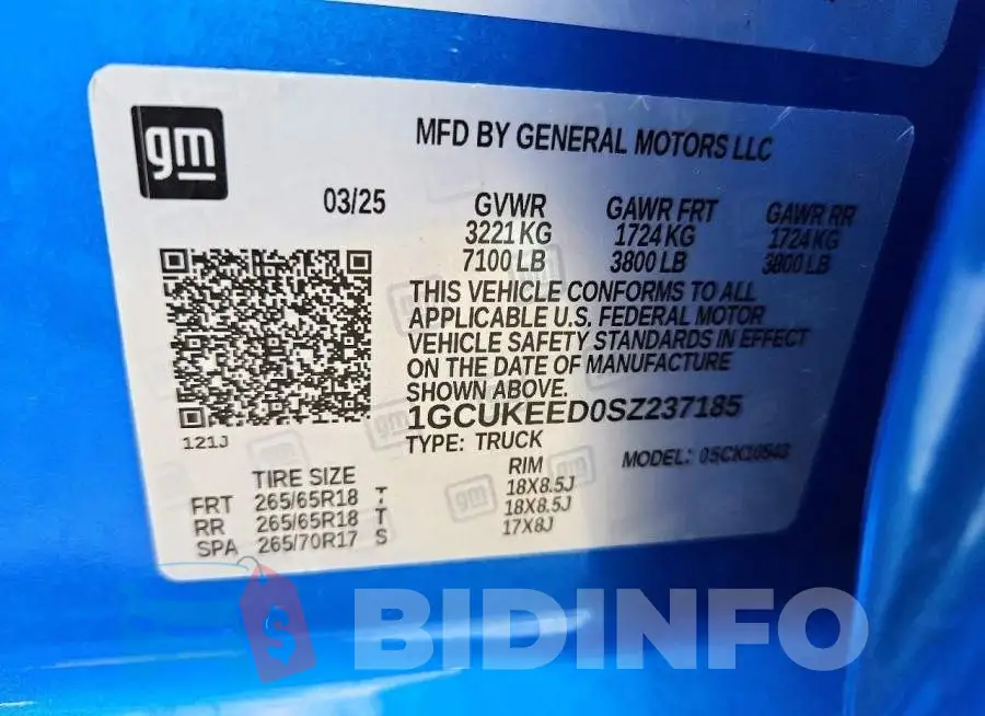 1GCUKEED0SZ237185 Photo# 12