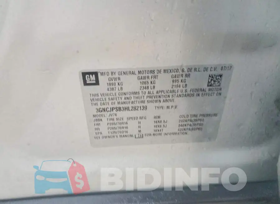3GNCJPSB3HL282139 Photo# 13