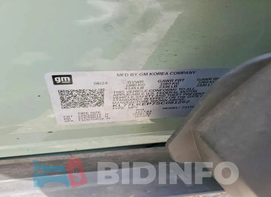 KL77LKEP7SC081262 Photo# 13
