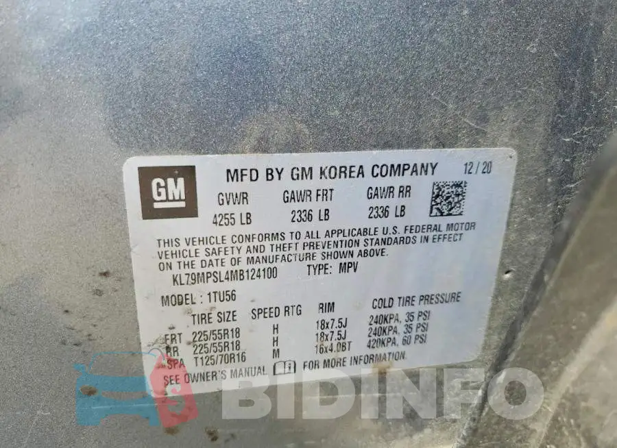 KL79MPSL4MB124100 Photo# 14