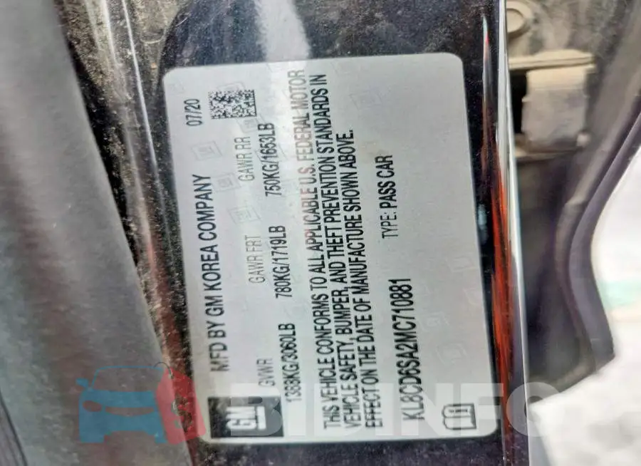 KL8CD6SA2MC710881 Photo# 12