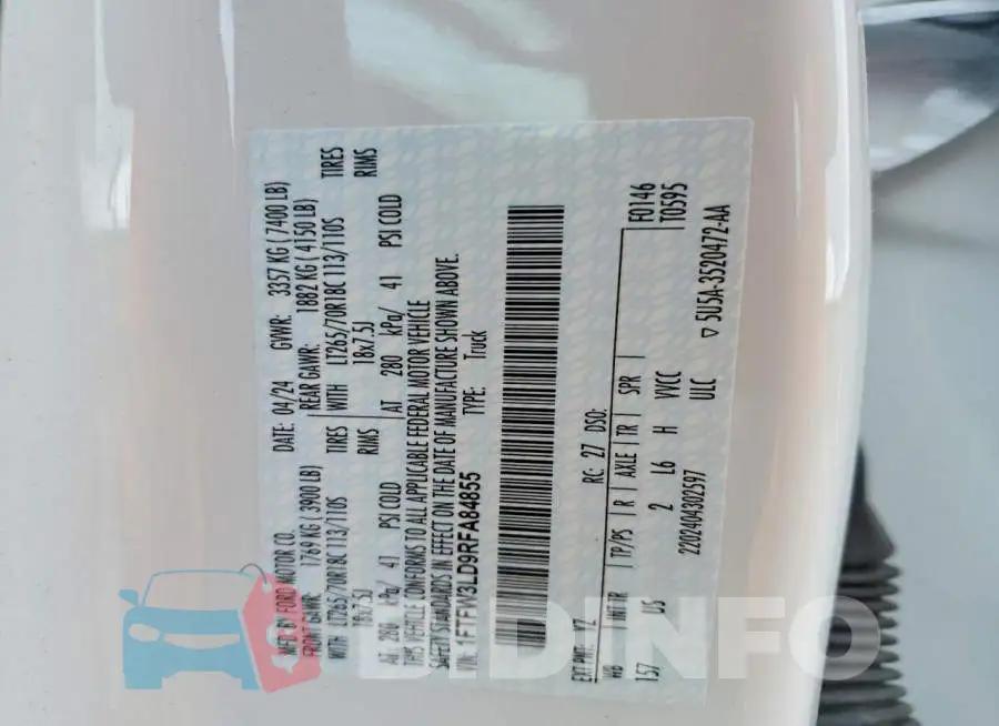 1FTFW3LD9RFA84855 Photo# 12