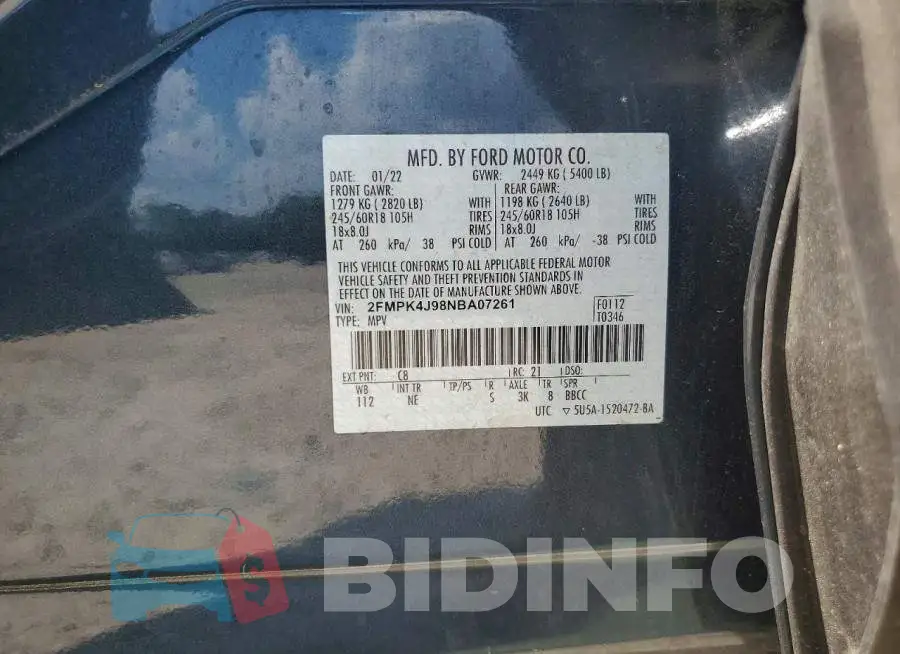 2FMPK4J98NBA07261 Photo# 13