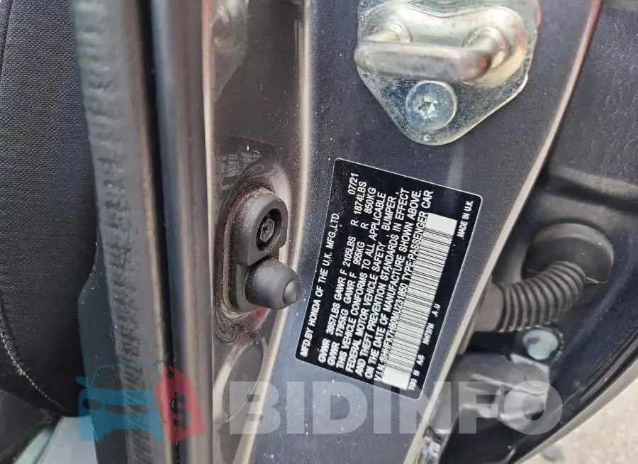 SHHFK7H60MU231850 Photo# 13