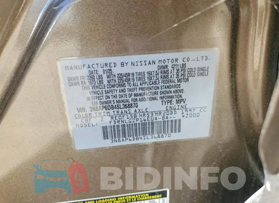 3N8AP6DB4SL368870 Photo# 12