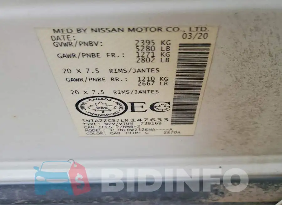 5N1AZ2CS7LN147633 Photo# 13