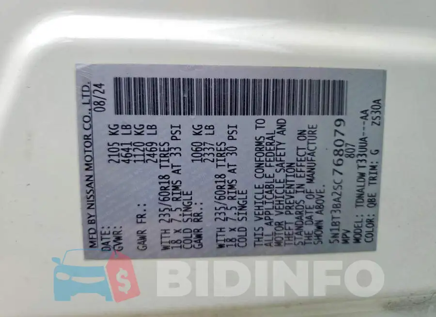 5N1BT3BA2SC768079 Photo# 14