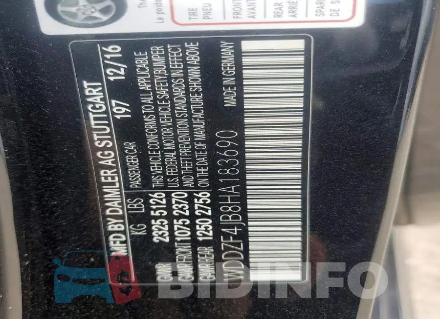 WDDZF4JB8HA183690 Photo# 12