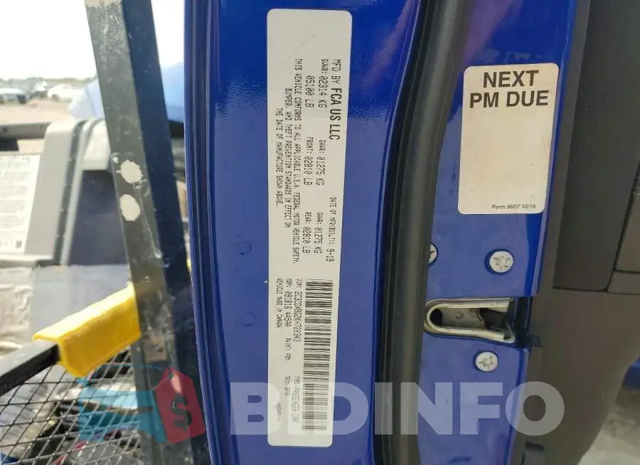 2C3CDXBG2KH720343 Photo# 13