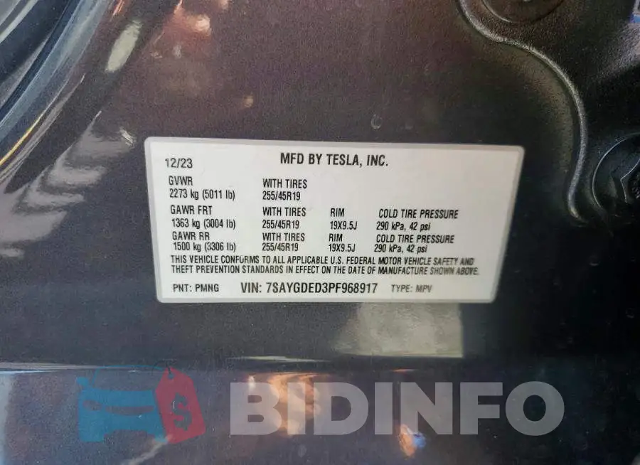7SAYGDED3PF968917 Photo# 13