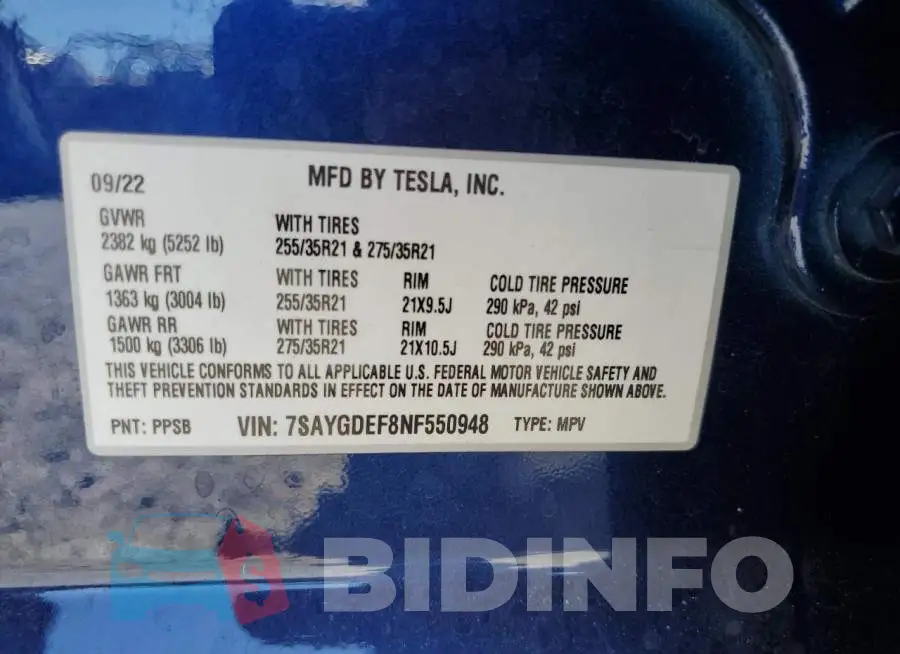 7SAYGDEF8NF550948 Photo# 12