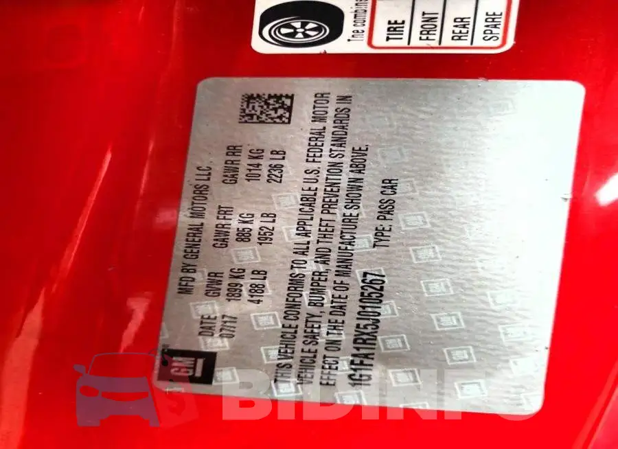 1G1FA1RX5J0105267 Photo# 12