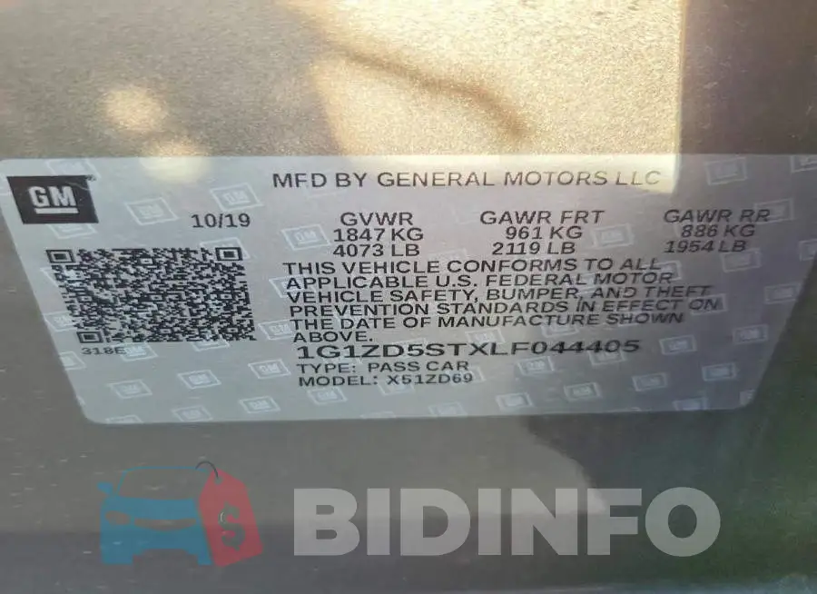 1G1ZD5STXLF044405 Photo# 12