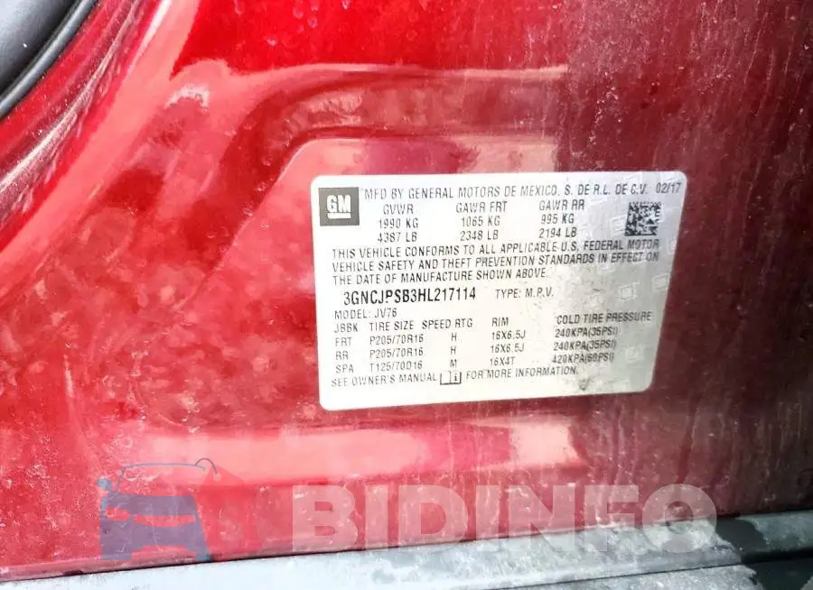 3GNCJPSB3HL217114 Photo# 13