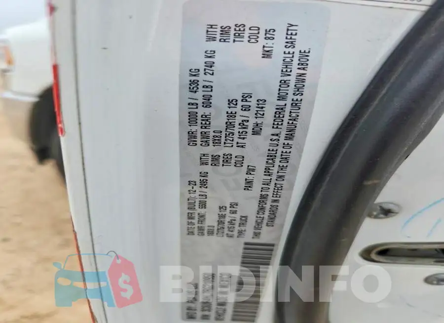 3C6UR4HL7RG210950 Photo# 12