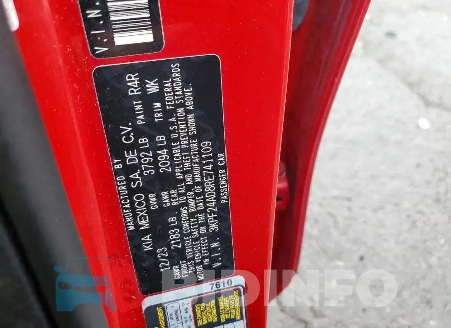 3KPF24AD8RE741109 Photo# 13