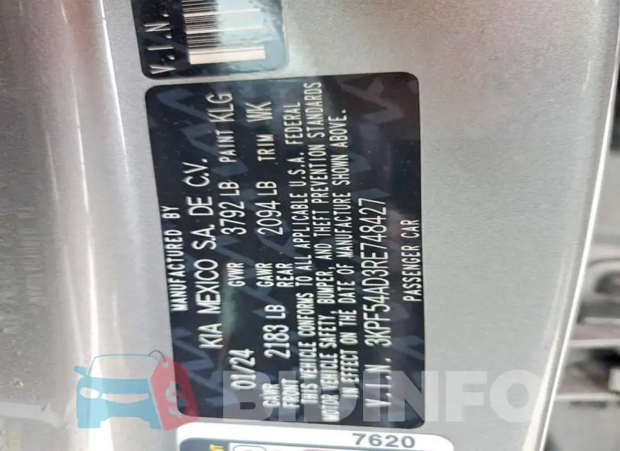 3KPF54AD3RE748427 Photo# 12