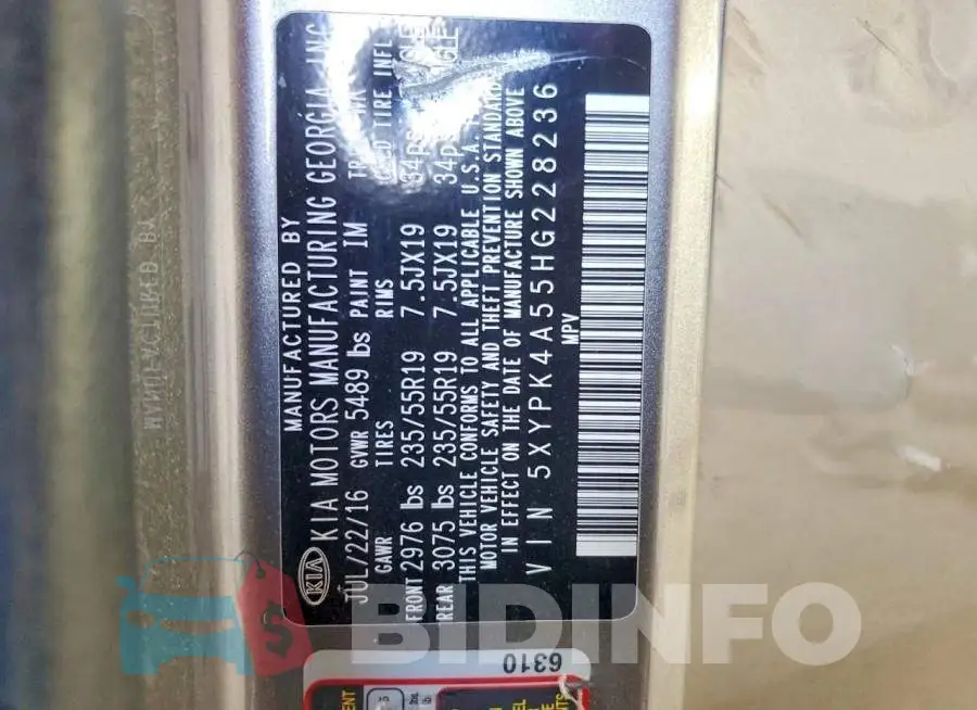 5XYPK4A55HG228236 Photo# 13