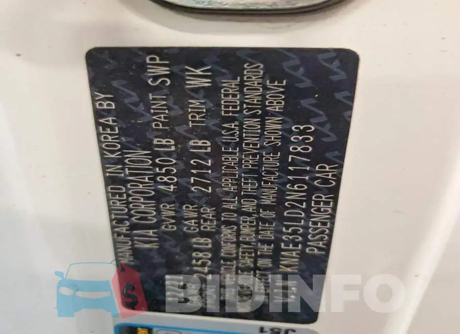 KNAE35LD2N6117833 Photo# 12