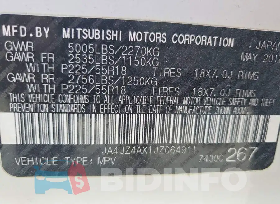 JA4JZ4AX1JZ064911 Photo# 14