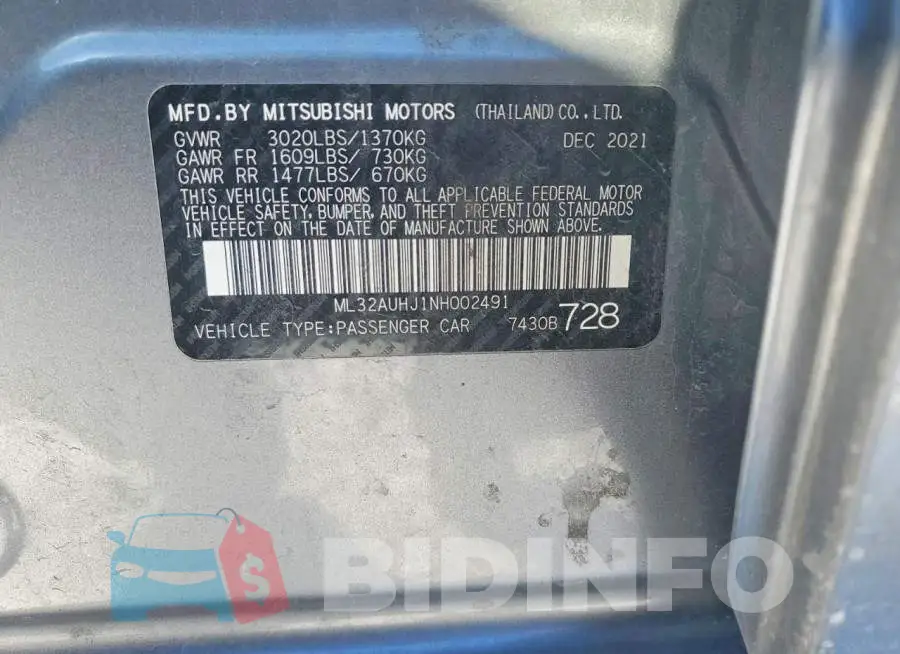ML32AUHJ1NH002491 Photo# 12