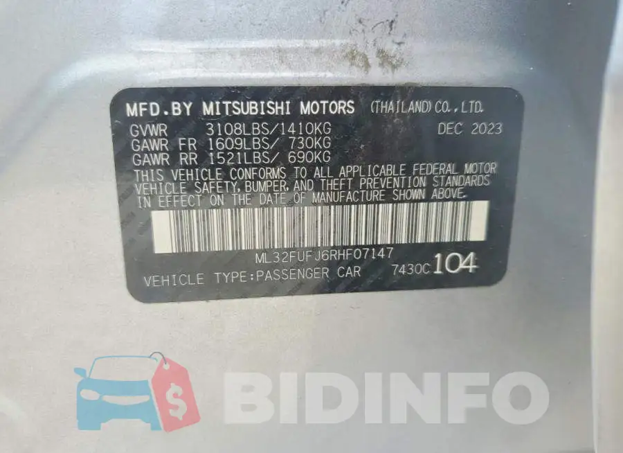 ML32FUFJ6RHF07147 Photo# 12