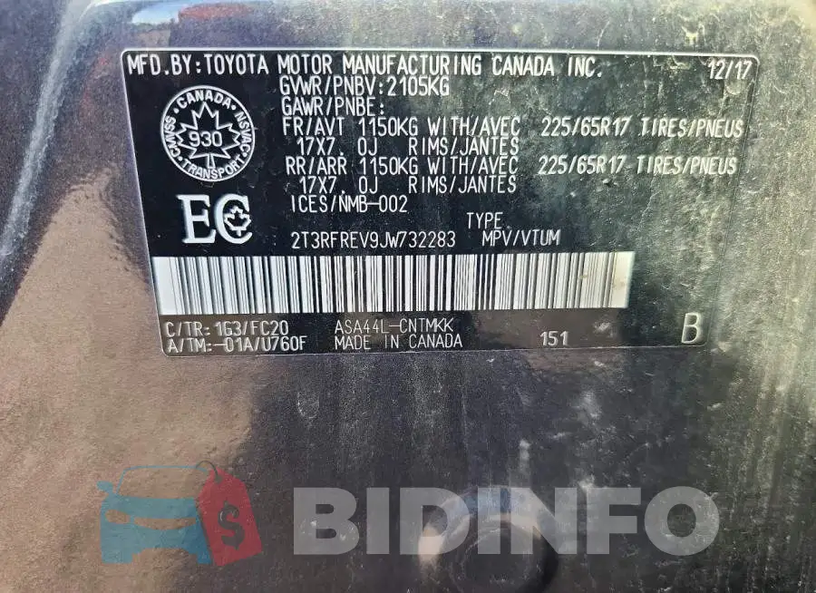 2T3RFREV9JW732283 Photo# 12