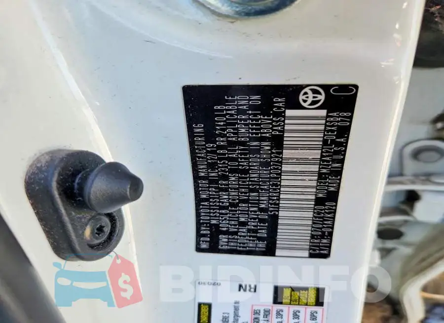 5YFS4RCE3LP037921 Photo# 12