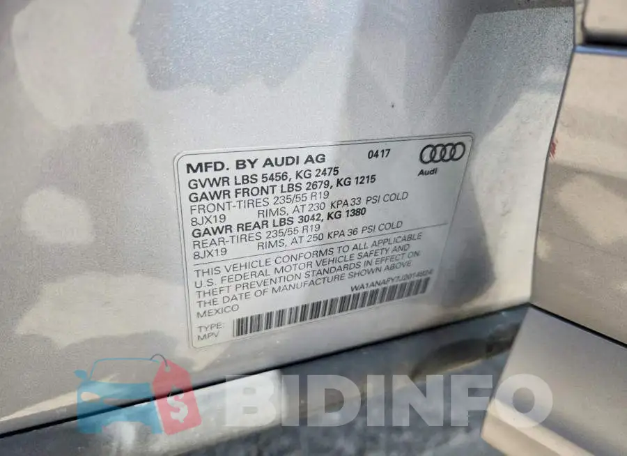 WA1ANAFY7J2014924 Photo# 13