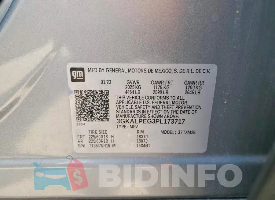 3GKALPEG3PL173717 Photo# 13
