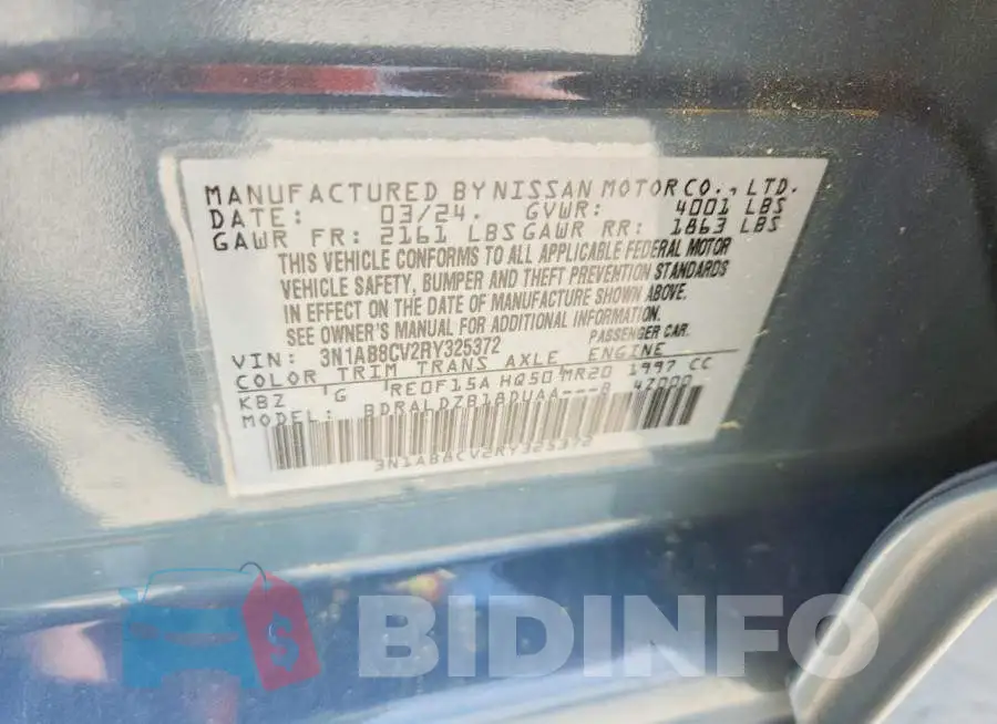 3N1AB8CV2RY325372 Photo# 12