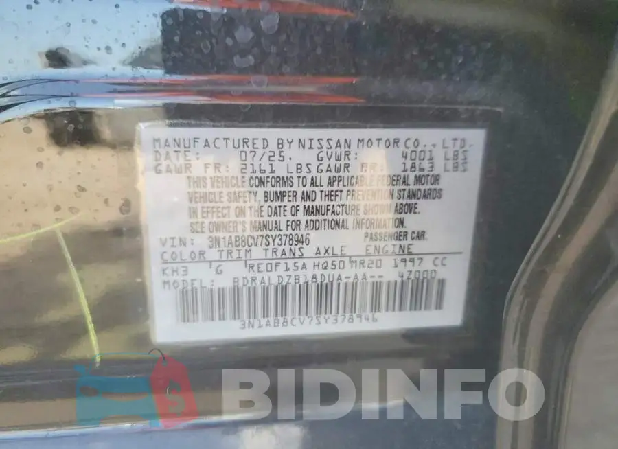 3N1AB8CV7SY378946 Photo# 13