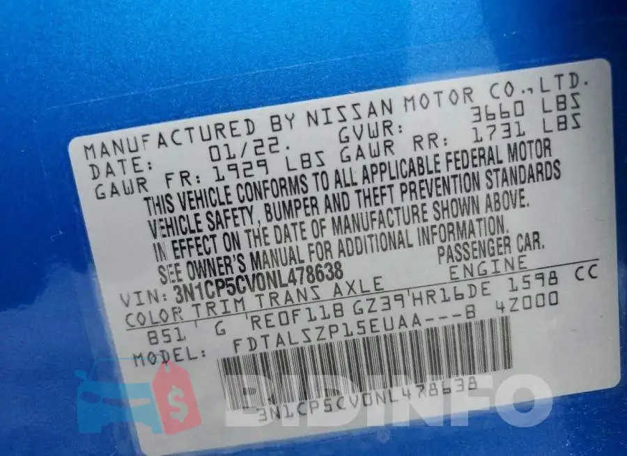 3N1CP5CV0NL478638 Photo# 14