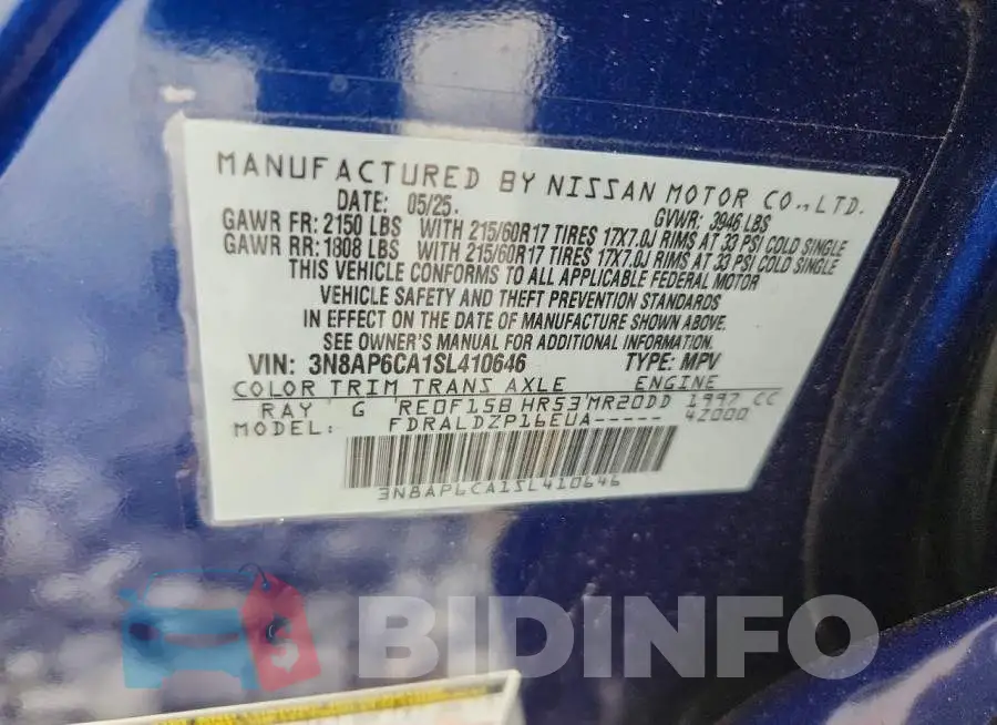 3N8AP6CA1SL410646 Photo# 13