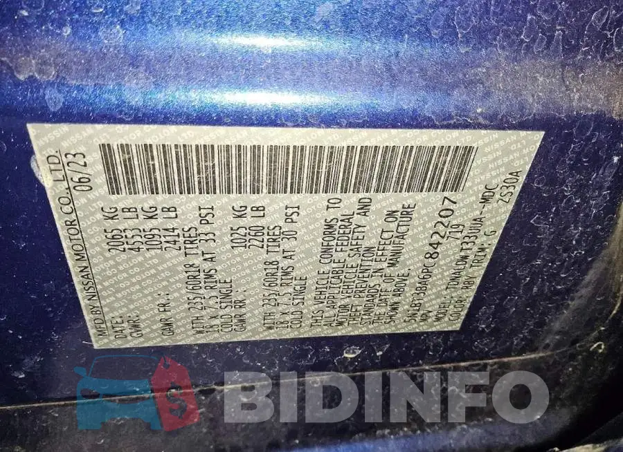 5N1BT3BA6PC842207 Photo# 13