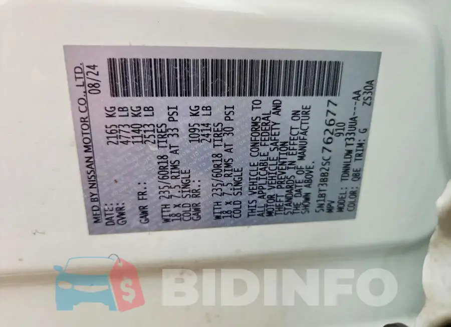5N1BT3BB2SC762677 Photo# 12