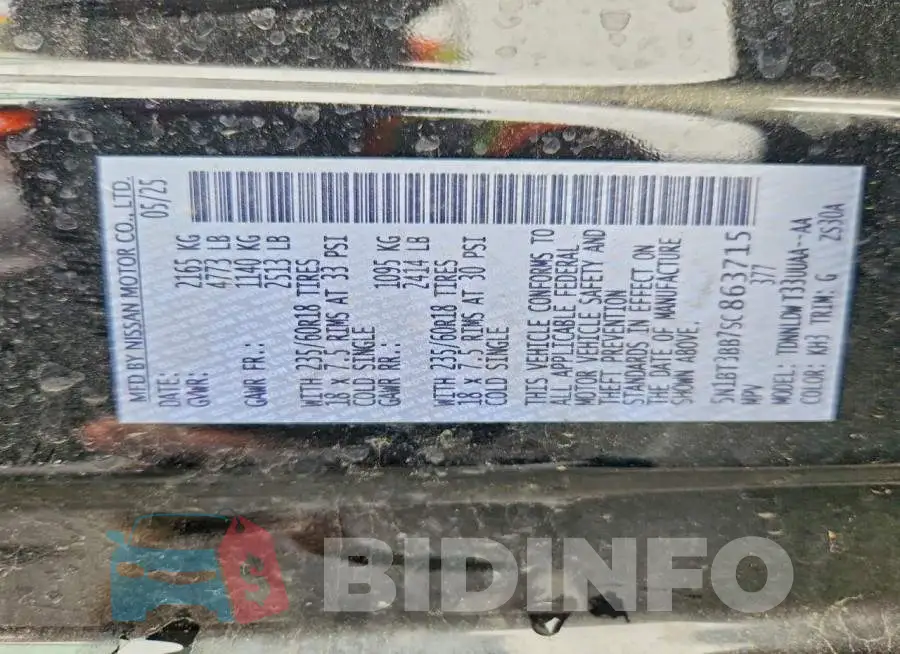 5N1BT3BB7SC863715 Photo# 13