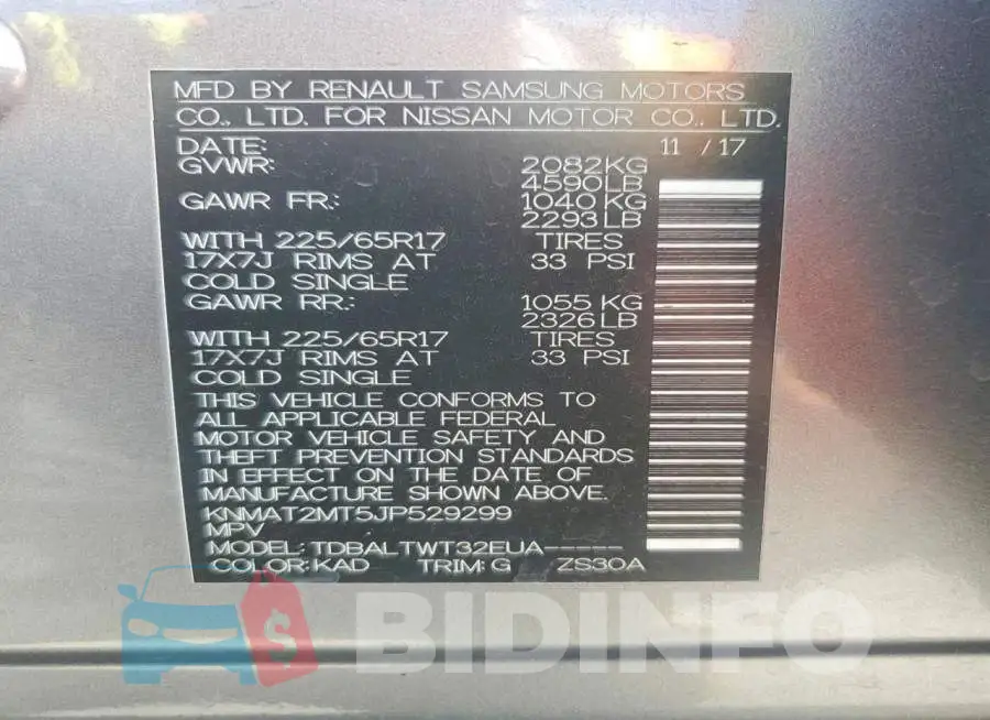 KNMAT2MT5JP529299 Photo# 13