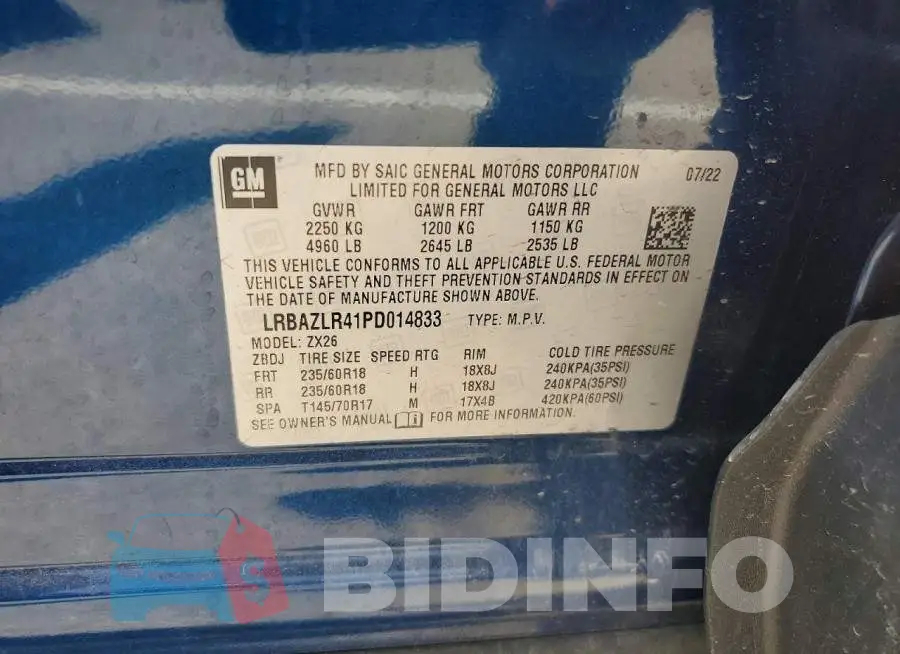 LRBAZLR41PD014833 Photo# 13