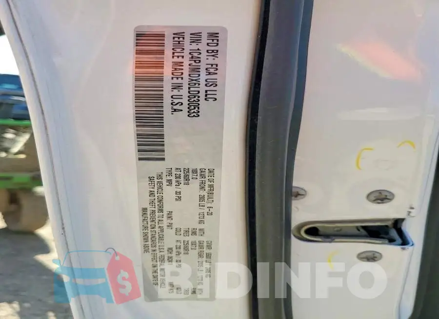1C4PJMDX6LD630533 Photo# 13