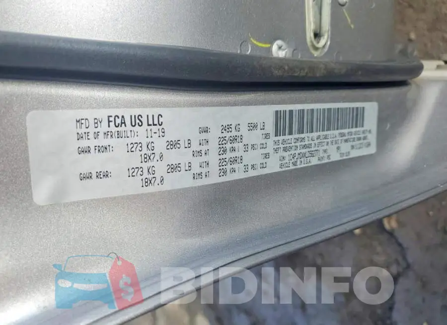 1C4PJMDXXLD562771 Photo# 13
