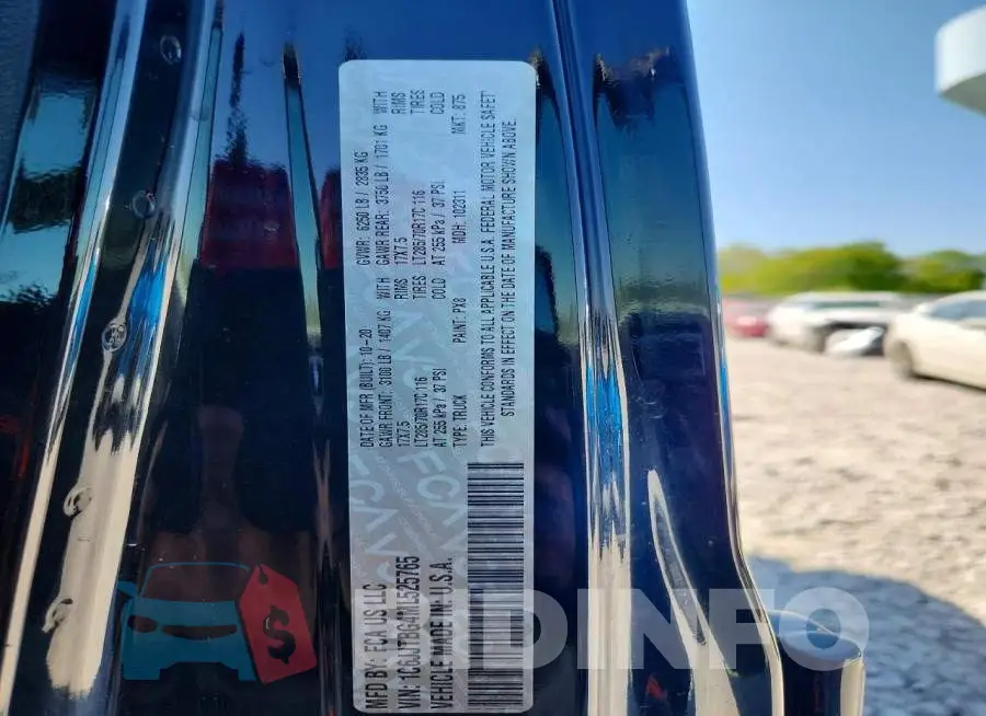 1C6JJTBG4ML525765 Photo# 12