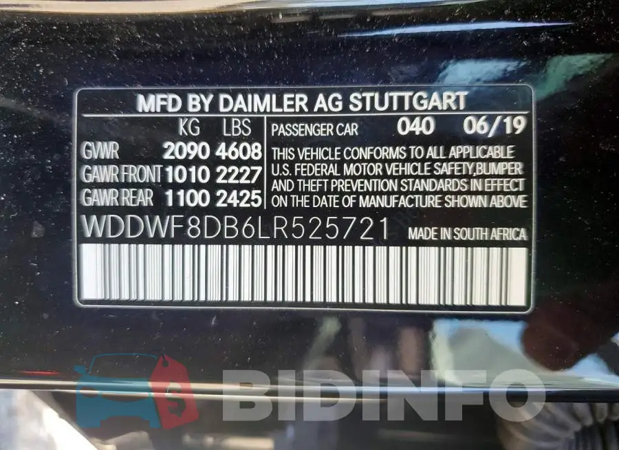 WDDWF8DB6LR525721 Photo# 12