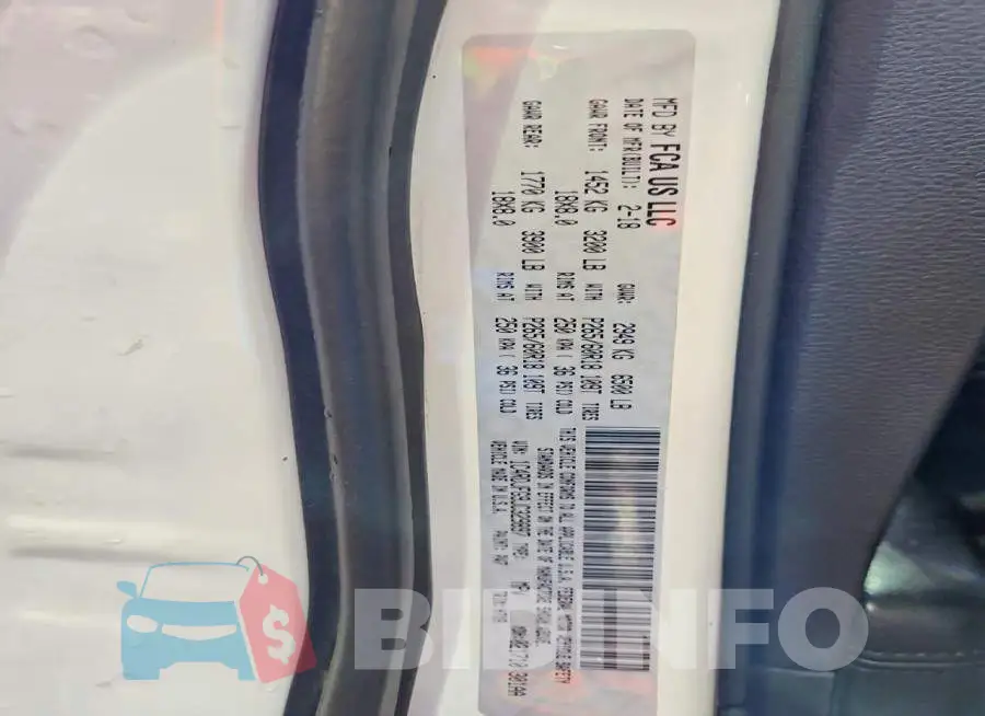 1C4RDJFG9JC329897 Photo# 13