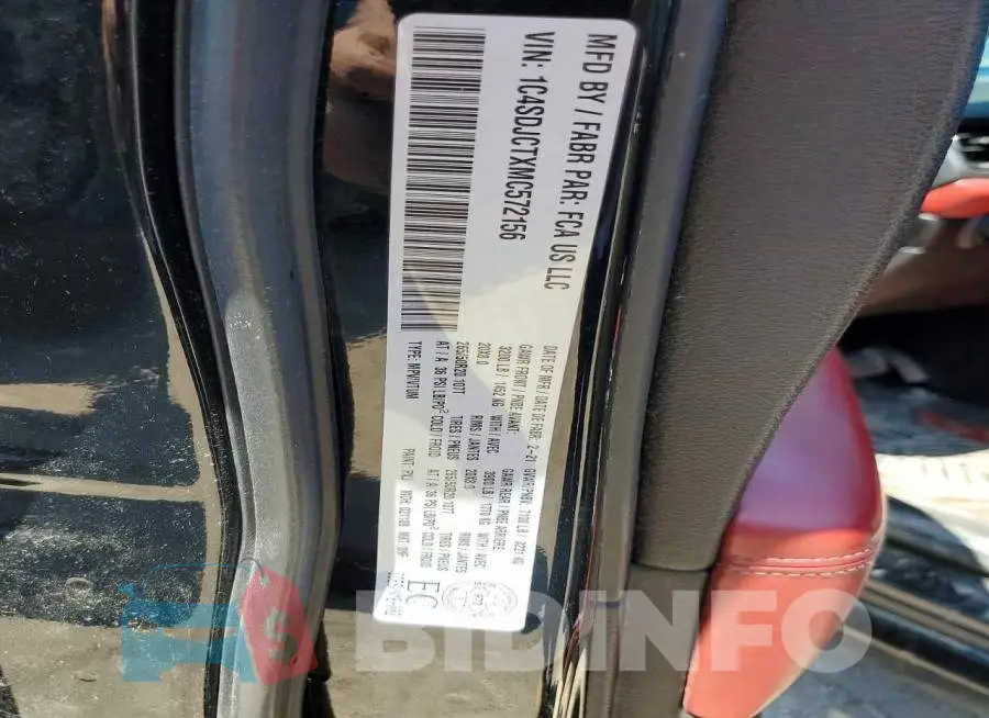 1C4SDJCTXMC572156 Photo# 14