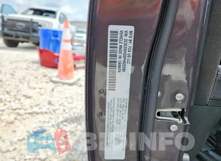 2C3CDXHG5PH622289 Photo# 13